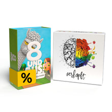 Lade das Bild in den Galerie-Viewer, 8 und aus! | Schnelles Kartenspiel für die ganze Familie | Serien sammeln und siegen - Simon und Jan