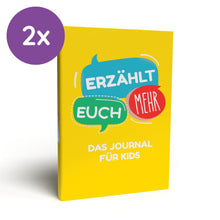 Lade das Bild in den Galerie-Viewer, Erzählt euch mehr | Das Journal für Kids | Fantasie anregen, inspirieren und reflektieren | Für ein Kind und Journalpartner:in - Simon und Jan