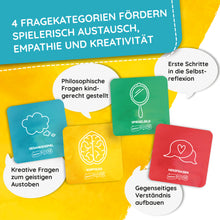 Lade das Bild in den Galerie-Viewer, Erzählt euch mehr für Kids (Mini) | Begleitete Inspiration für Fantasie, Gefühle & Kommunikation | Passt in die Hosentasche - Simon und Jan