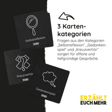 Lade das Bild in den Galerie-Viewer, Erzählt euch mehr | Toolbox für Kommunikation | Kartenspiel für tiefsinnige Gespräche | Simon & Jan - Simon und Jan