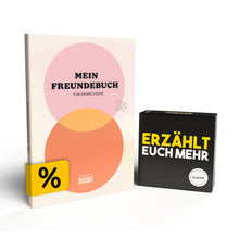 Lade das Bild in den Galerie-Viewer, Mein Freundebuch für Erwachsene | Gemeinsame Erinnerungen | Lustiger Austausch | Präsentiert von Erzählt euch mehr - Simon und Jan
