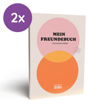 Lade das Bild in den Galerie-Viewer, Mein Freundebuch für Erwachsene | Gemeinsame Erinnerungen | Lustiger Austausch | Präsentiert von Erzählt euch mehr - Simon und Jan