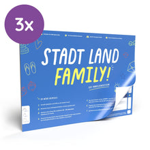 Lade das Bild in den Galerie-Viewer, Stadt Land Family | Spieleblock | Lernspiel für Familien ab 9 Jahren - Simon und Jan