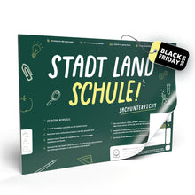 Lade das Bild in den Galerie-Viewer, Stadt Land Schule (Sachunterricht) | Spieleblock | Lernspiel für Familien ab 9 Jahren - Simon und Jan