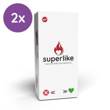 Lade das Bild in den Galerie-Viewer, Superlike | Partyspiel | Fiktive Partnersuche | Kartenspiel mit schwarzem Humor | Simon & Jan - Simon und Jan