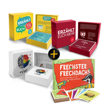 Lade das Bild in den Galerie-Viewer, Das Familien-Bundle | Spiele für die ganze Familie | Erzählt euch mehr, Verkopft & Frechster Frechdachs - Simon und Jan
