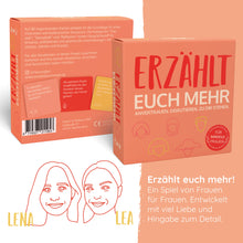 Lade das Bild in den Galerie-Viewer, Erzählt euch mehr für Frauen | Frau sein, Sexualität, Reflexion | Entwickelt von Lea & Lena - Simon und Jan