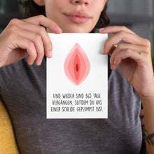 Lade das Bild in den Galerie-Viewer, Lustige Geburtstagskarte mit Umschlag | "Scheide" | Für ganz besondere Grüße | Simon & Jan - Simon und Jan