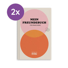Lade das Bild in den Galerie-Viewer, Mein Freundebuch für Erwachsene | Gemeinsame Erinnerungen | Lustiger Austausch | Präsentiert von Erzählt euch mehr - Simon und Jan