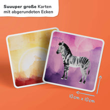 Lade das Bild in den Galerie-Viewer, Safari Memo | Tierische Kartenpaare suchen | Denkspiel für Kinder - Simon und Jan