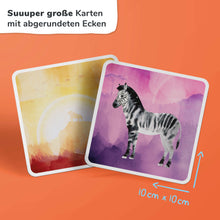 Lade das Bild in den Galerie-Viewer, Safari Memo | Tierische Kartenpaare suchen | Denkspiel für Kinder - Simon und Jan