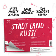 Lade das Bild in den Galerie-Viewer, Stadt Land Kuss | Spieleblock für Paare | Reflexion und Kommunikation für Partner - Simon und Jan