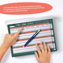 Lade das Bild in den Galerie-Viewer, Stadt Land Schule (Deutschunterricht) | Spieleblock | Lernspiel für Familien ab 9 Jahren - Simon und Jan
