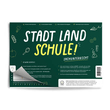 Lade das Bild in den Galerie-Viewer, Stadt Land Schule (Sachunterricht) | Spieleblock | Lernspiel für Familien ab 9 Jahren - Simon und Jan