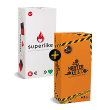 Lade das Bild in den Galerie-Viewer, Superlike & Harter Tobak Bundle | Beide Hauptspiele | Partyspiel-Bundle - Simon und Jan