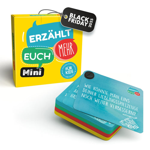 Erzählt euch mehr für Kids (Mini) | Begleitete Inspiration für Fantasie, Gefühle & Kommunikation | Passt in die Hosentasche - Simon und Jan