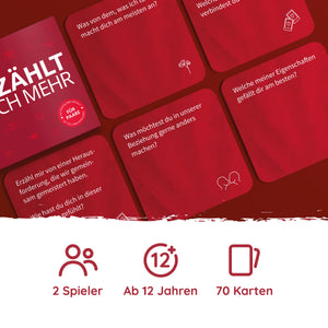 Erzählt euch mehr für Paare | Spiel für Paare | Kartenspiel zum Wir - Gefühl stärken | Simon & Jan - Simon und Jan