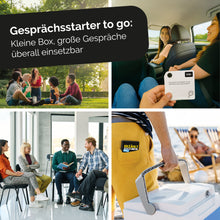 Lade das Bild in den Galerie-Viewer, Erzählt euch mehr - Klassik (Mini) | Wertige Kommunikation &amp; echter Austausch | Optimal für unterwegs - Simon und Jan
