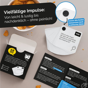 Erzählt euch mehr - Klassik (Mini) | Wertige Kommunikation & echter Austausch | Optimal für unterwegs - Simon und Jan