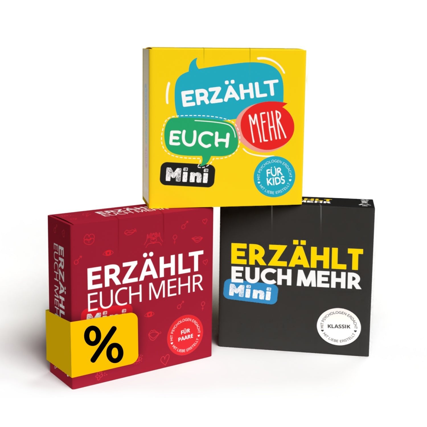 Simon & Jan 'Erzählt Euch Mehr' Couples Card Game - Conversation Starter For Two People