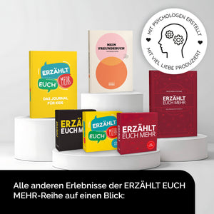 Erzählt euch mehr XXL | Jetzt neu - 6 Kategorien - 180 komplett neue Karten | Toolbox für Kommunikation | Simon & Jan - Simon und Jan