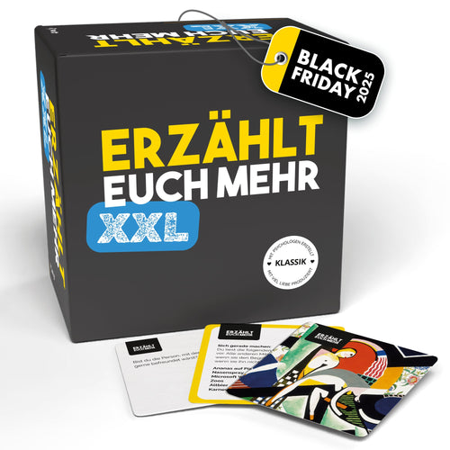 Erzählt euch mehr XXL | Jetzt neu - 6 Kategorien - 180 komplett neue Karten | Toolbox für Kommunikation | Simon & Jan - Simon und Jan