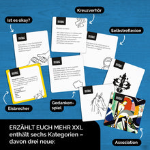 Lade das Bild in den Galerie-Viewer, Erzählt euch mehr XXL | Jetzt neu - 6 Kategorien - 180 komplett neue Karten | Toolbox für Kommunikation | Simon &amp; Jan - Simon und Jan
