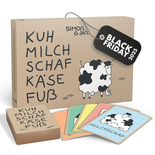 Kuhmilchschafkäsefuß | Denkspiel für Kinder | Fördert Schnelligkeit & Konzentration | Simon & Jan - Simon und Jan