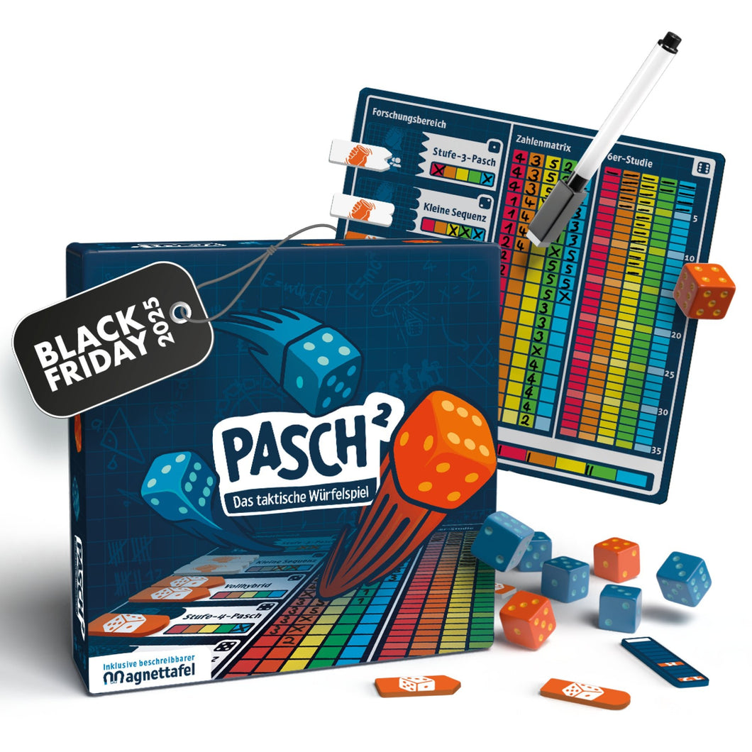 Pasch² | Das Würfelspiel mit Interaktion & Taktik | Würfeln, Knobeln & das Glück überlisten - Simon und Jan