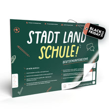 Lade das Bild in den Galerie-Viewer, Stadt Land Schule (Deutschunterricht) | Spieleblock | Lernspiel für Familien ab 9 Jahren - Simon und Jan
