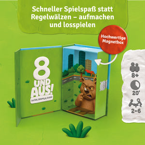 VORBESTELLUNG | 8 und aus! | Schnelles Kartenspiel für die ganze Familie | VERSAND IM NOVEMBER - Simon und Jan