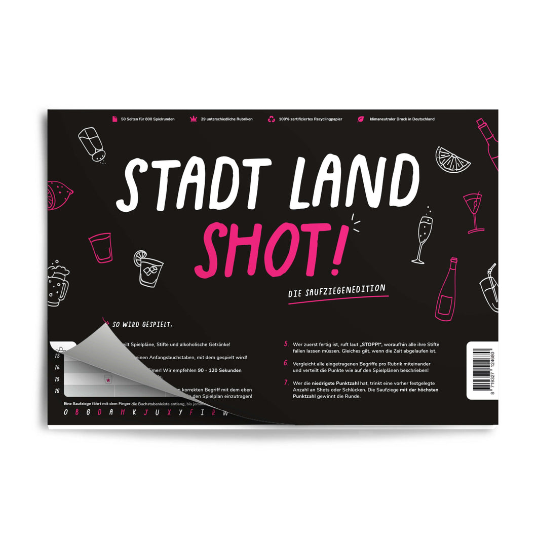BLACK FRIDAY | Stadt Land Shot & Superlike - Simon und Jan