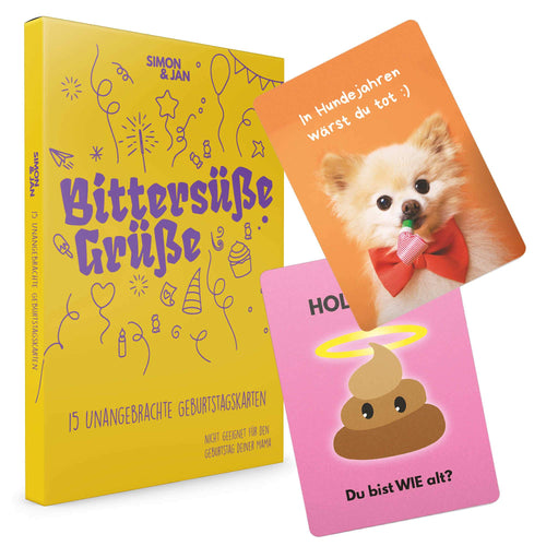 BLACK FRIDAY Superlike & Harter Tobak XXL-Bundle | Beide Spiele, alle Add-Ons & 15 Geburtstagskarten | Nur 10 Stück verfügbar - Simon und Jan