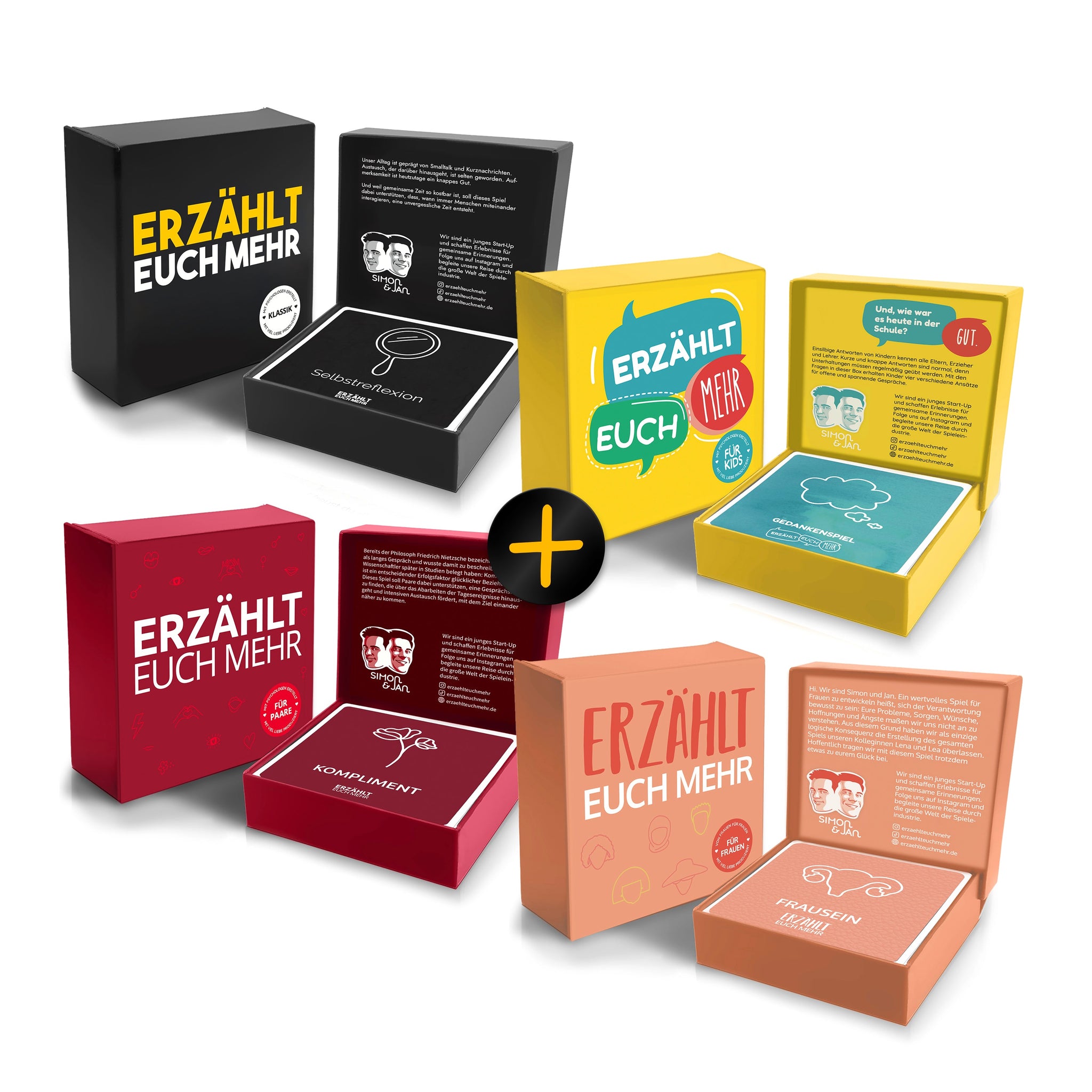 Simon Und Jan Erzählt Euch Mehr - Kartenspiel Für Gute Gespräche