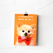 Lade das Bild in den Galerie-Viewer, Lustige Geburtstagskarte mit Umschlag | &quot;Hundejahre&quot; | Für ganz besondere Grüße | Simon &amp; Jan - Simon und Jan
