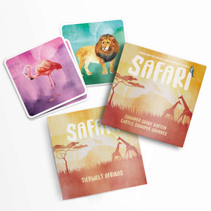 Safari Memo | Tierische Kartenpaare suchen | Denkspiel für Kinder - Simon und Jan